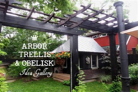 30 Arbor Trellis Obelisk Ideas For Home Gardens Arbors Trellis