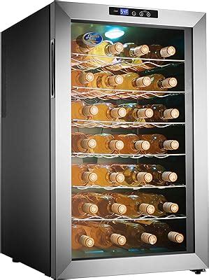 Amazon Kalamera Mini Fridge Wine Cooler 24 Bottle Compressor