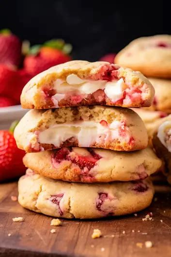 Strawberry Cheesecake Cookies That Oven Feelin