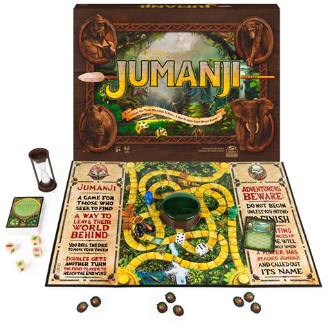 Spin Master Games Jumanji Dhf The Game The Classic Thrilling