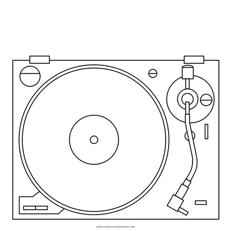 Toca Discos Desenho Para Colorir Ultra Coloring Pages