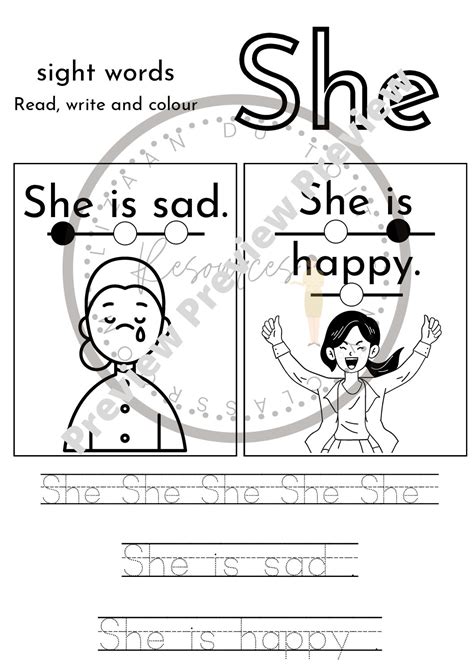 Sight Words Worksheets Value Pack • Teacha