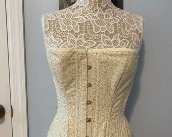 Mid Victorian Corset Etsy