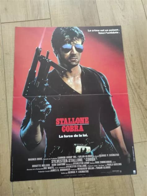 Cobra Affiche Originale X Cm Stallone Brigitte Nielsen Eur