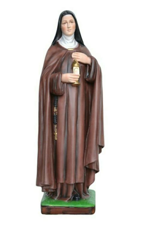 Statue of St. Clare of Assisi Cm 40 15,74 Inches in Resin Marble ...