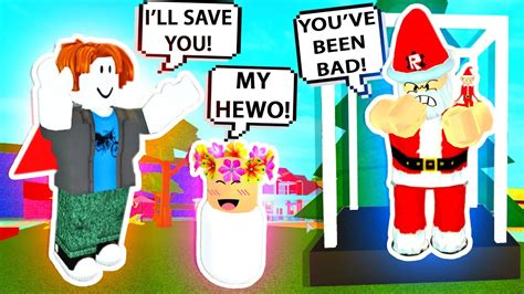 Roblox Bacon Saves Baby From Evil Santa Roblox Admin Commands Roblox