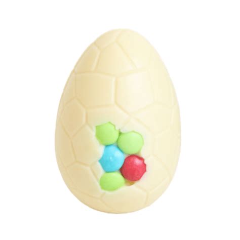 Œufs Smartie 7 cm blanc 1 5 kg Maison Chuques Allard