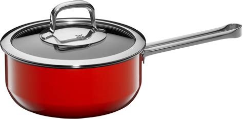 WMF Fusiontec Compact Saucepan 18cm Red With Lid WMF Singapore