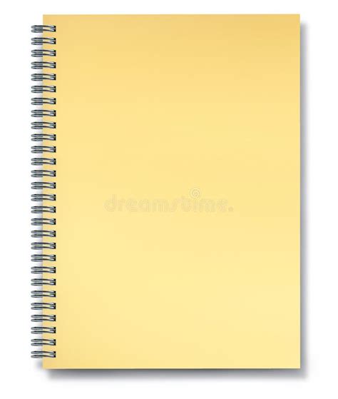 Notebook Yellow Paper Blank Stock Illustration - Illustration of yellow ...