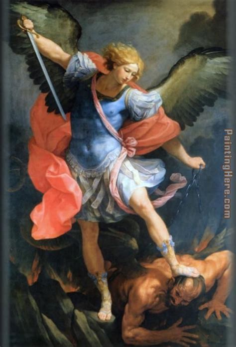 Guido Reni Archangel Michael painting anysize 50% off - Archangel ...