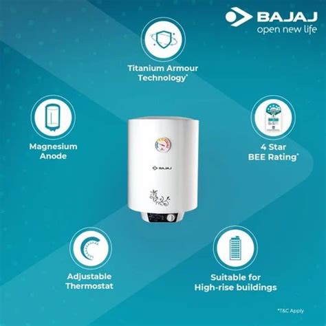 Bajaj Vertical Storage Water Heater New Shakti Neo 10 Lt 55 OFF