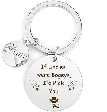 Hoosmoon Funny Uncle Gifts From Niece Nephew Uncle Keyring Special