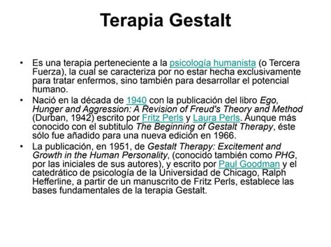 Terapia Gestalt Ppt