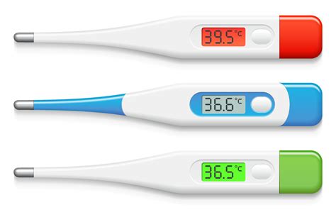 Digital thermometer temperature 5477341 Vector Art at Vecteezy