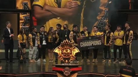 Hasil Grand Final M5 Onic Vs AP Bren Tuan Rumah Juara Dunia MLBB