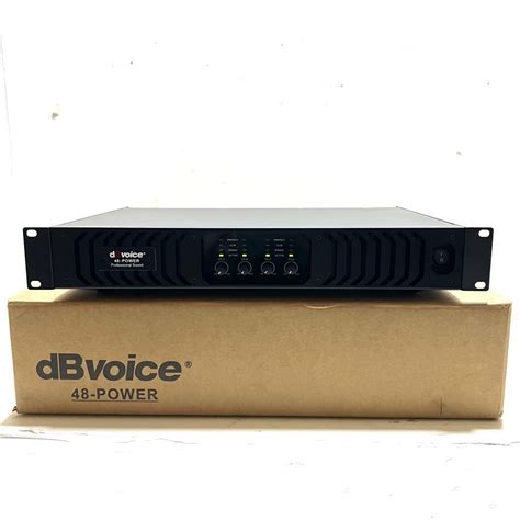 Jual Power DB Voice 48 Power Original Amplifier DBvoice 48 Class D 4