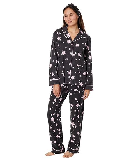 P J Salvage Flannel Pj Set With Headband