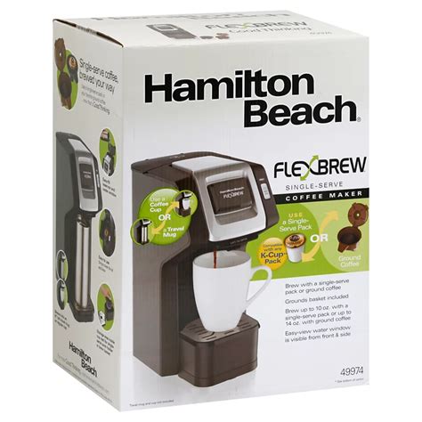 Hamilton Beach Flex Brew Single Serve Coffee Maker Shop Appliances At H E B