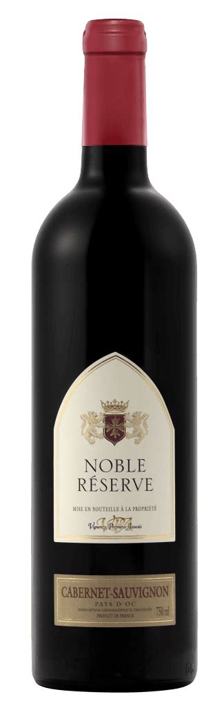 Noble Réserve Cabernet Sauvignon Vignerons Propriétés Associés