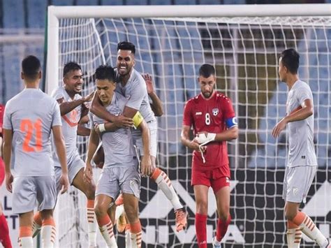 Afc Asian Cup Qualifiers Sunil Chhetri Sahal Abdul Samad Give India