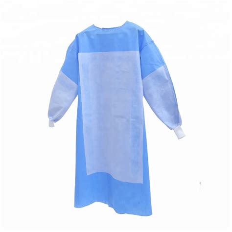 Disposable General Surgical Gowns Sms Non Weave Fabrics Sterile