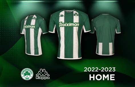 Novas Camisas Do Panathinaikos 2022 2023 Kappa Mantos Do Futebol