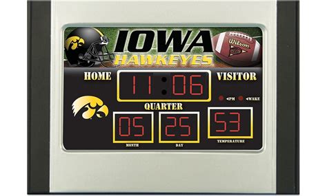 NCAA Scoreboard Alarm Clock | Groupon Goods