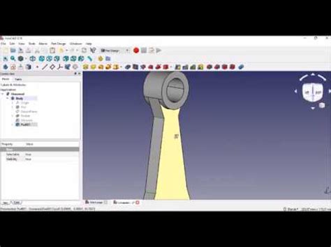 FreeCAD How To Use Basic Features Part 2 Rod YouTube