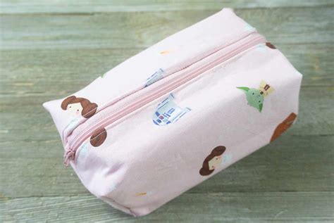 Boxy Travel Cosmetic Bag Easy Sewing Tutorial Sewing