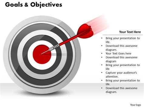 Goals And Objectives Powerpoint Template Slide Powerpoint Slide