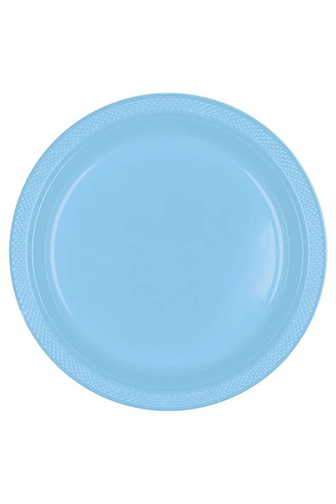 1025″ Robins Egg Blue Plastic Plate 20ct Party America