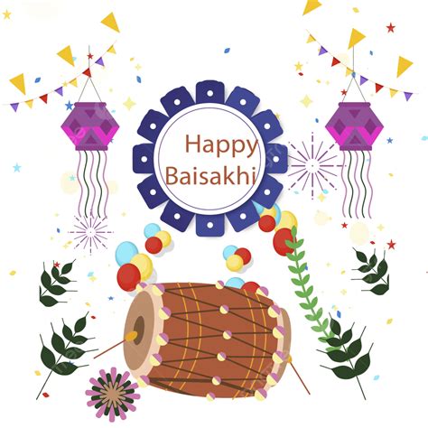 Baisakhi Festival Vector Hd Images Happy Baisakhi Festival Wishing