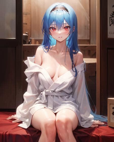 AI Art LoRA Model CostumeBetter Naked Bathrobe 更好的裸体浴袍 PixAI