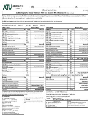 Fillable Online Types Of Bachelor Degrees A To Z List Helpful