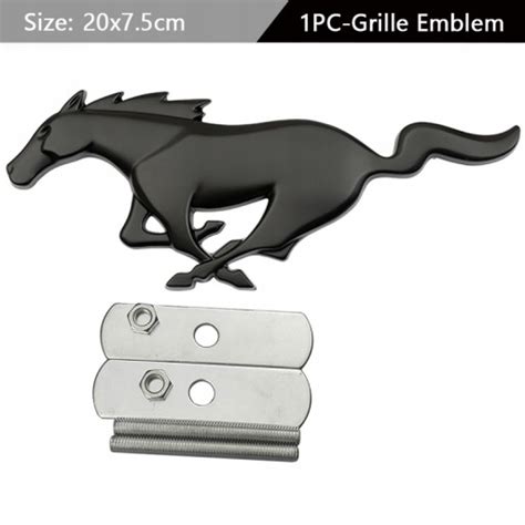 Grill EMBLEMAT ZNACZEK Ford Mustang Czarny 3325557 za 73 18 zł z afefg