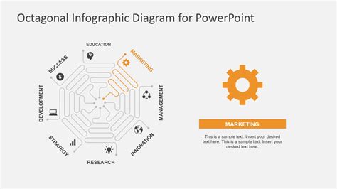 Octagonal Infographic Diagram For Powerpoint