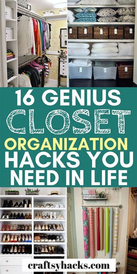 16 Amazing Ways To Organize Your Closet