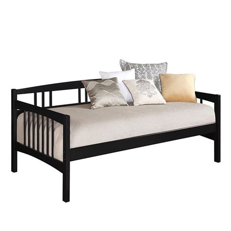 Dorel Living Kayden Daybed Solid Wood Twin Espresso Divano Ferro