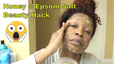 Epsom Salt And Honey Mask For Radiant Skin Masc Youtube