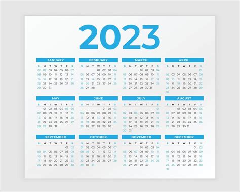 Calendario 2023 Diseño De Calendario Diseño De Planificador Diseño De Calendario De 12 Meses