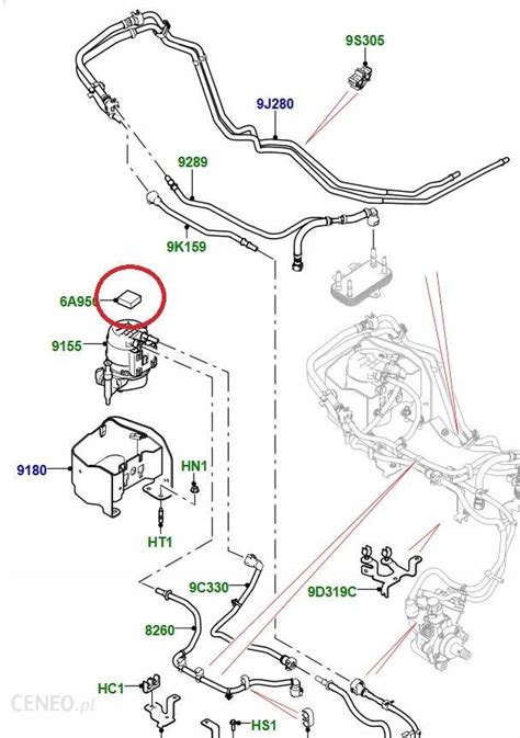 Filtr paliwa Land Rover Oe Gąbka Filtra Paliwa Diesel Discovery Sport