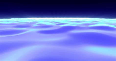 Abstract Background Of Blue Hills And Waves Of Shiny Digital Hi Tech