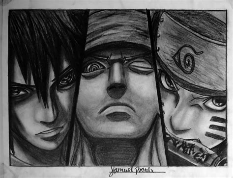 Naruto Shippuden drawing. by SamProulxart on DeviantArt