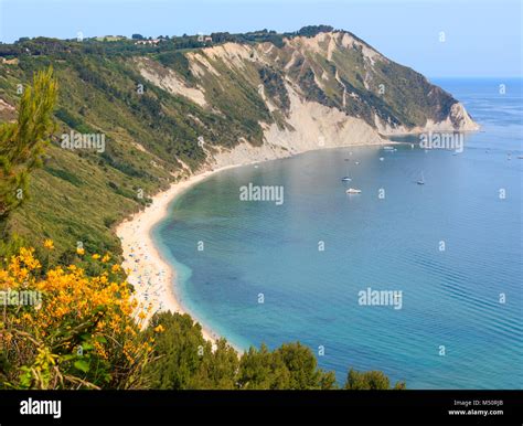 Summer Adriatic sea Mezzavalle beach Stock Photo - Alamy