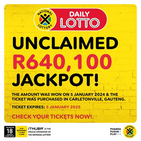 ITHUBA ENCOURAGES NATIONAL LOTTERY PARTICIPANTS TO CLAIM THEIR WINNINGS