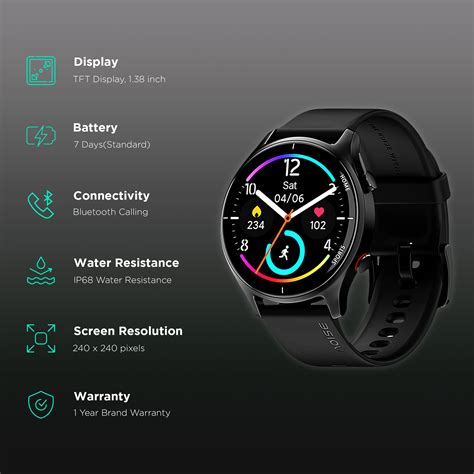 Buy Noise NoiseFit Twist Smartwatch With Bluetooth Calling 35 05mm TFT