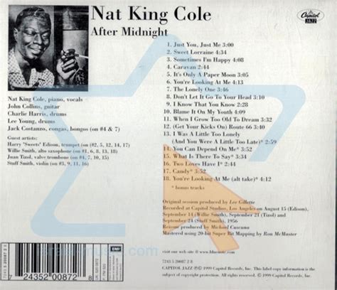 After Midnight The Complete Session Von The Nat King Cole Trio