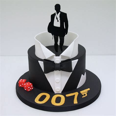 James Bond Agent Acrylic Cake Topper Birthday Any Etsy James