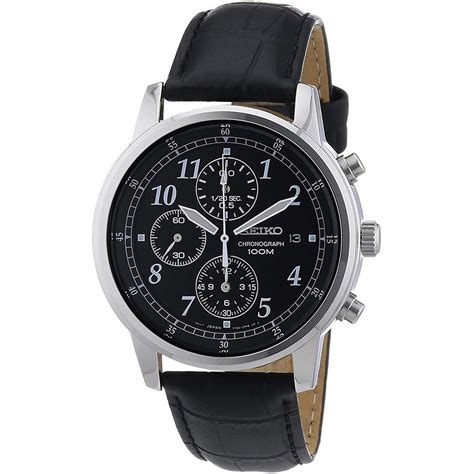 New Seiko Men S Chronograph Watch SNDC33P1 BE FORWARD Store