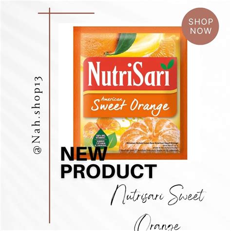 Jual Nutrisari Sweet Orange 10 Sachet Shopee Indonesia